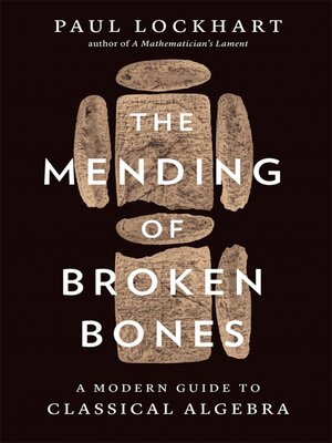 cover image of The Mending of Broken Bones